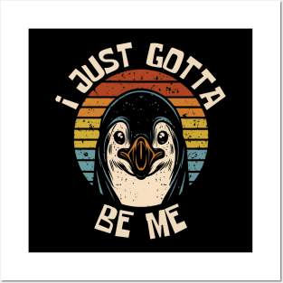 I just gotta be me penguin vintage Posters and Art